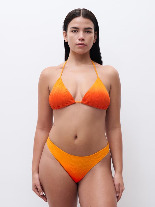 Chantelle Tanga - Orange Tie & Dye - One Size
