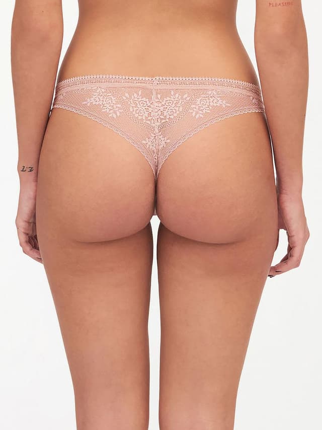 Chantelle Tanga - Rose Dragée - Maddie