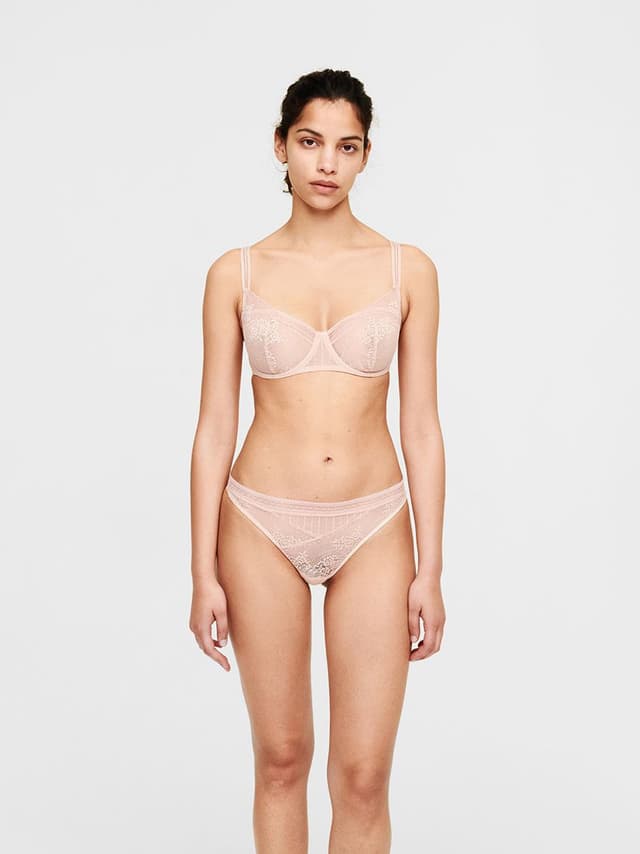 Chantelle Tanga - Rose Dragée - Maddie