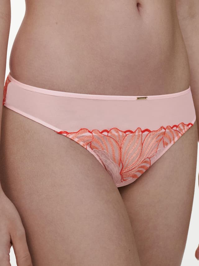 Chantelle Tanga - Rose Nymphea / Corail - Legend