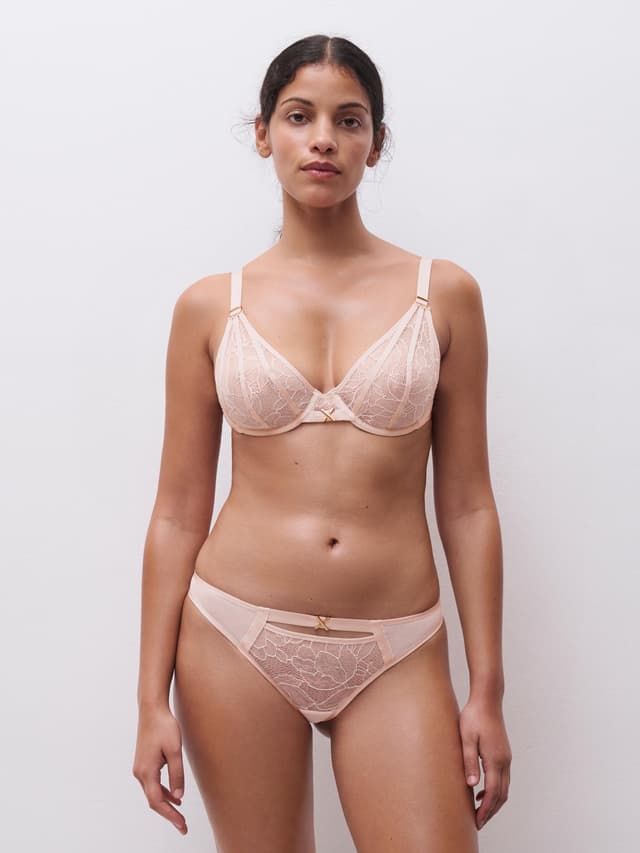 Chantelle Tanga - Rose Taffetas - Xquisite