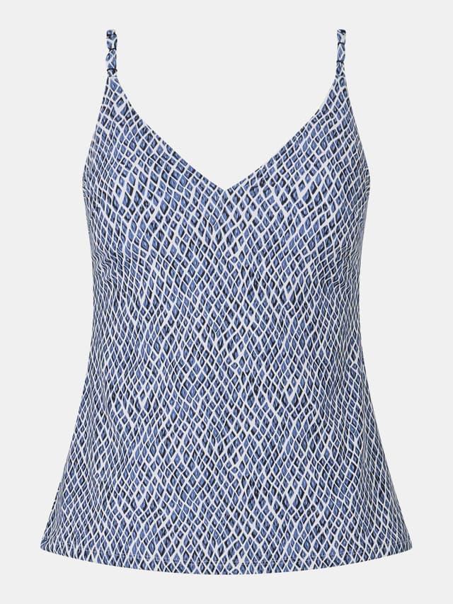 Chantelle Tankini - Bleu Reptile - Tidra