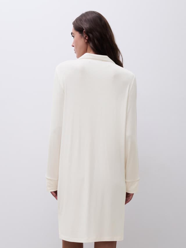 Chantelle Chemise De Nuit Manche Longue - Aigrette - Daisy