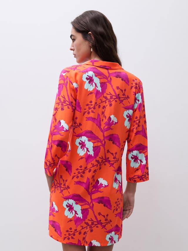 Chantelle Chemise Manches Longues - Painted Flowers - Passionate