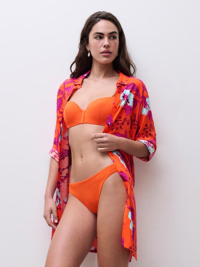 Chantelle Chemise Manches Longues - Painted Flowers - Passionate