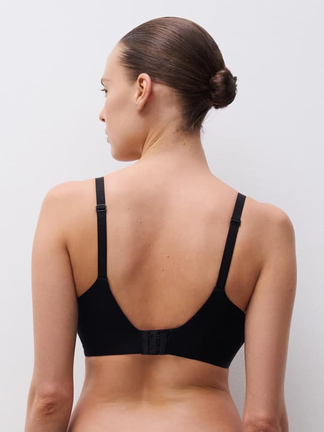 Chantelle CO BRA TSHIRT VERY COVERING MEMORY - Noir - Graphic Support