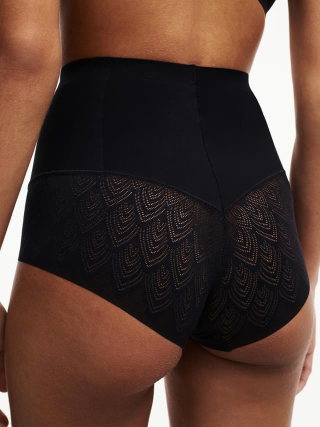Chantelle Culotte Gainante Taille Haute - Noir - Sexy Shape
