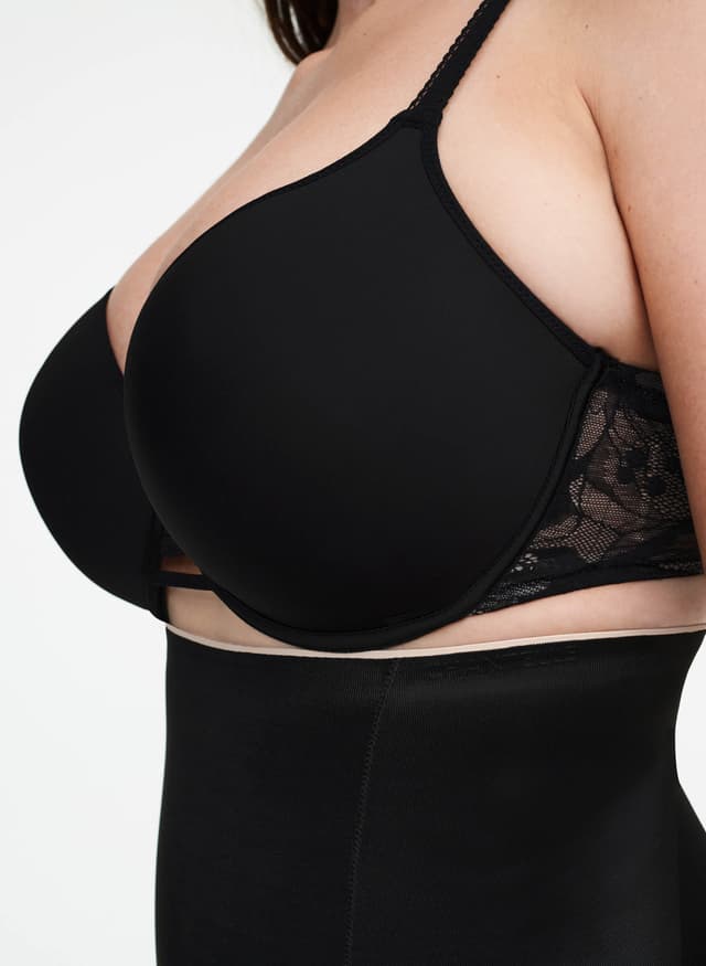 Chantelle Culotte Gainante Taille Très Haute - Noir - Basic Shaping