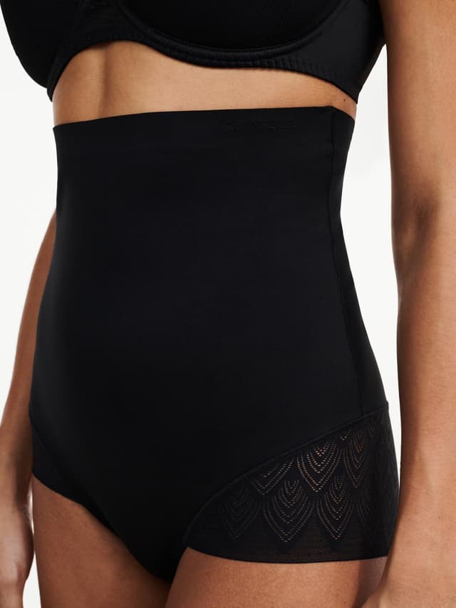 Chantelle Culotte Gainante Taille Très Haute - Noir - Sexy Shape