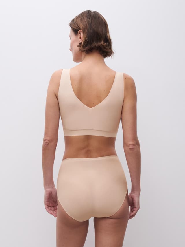 Chantelle Culotte Taille Haute - Beige Doré - SoftStretch