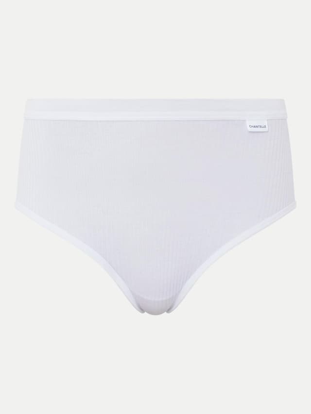 Chantelle Culotte Taille Haute - Blanc - Cotton Comfort
