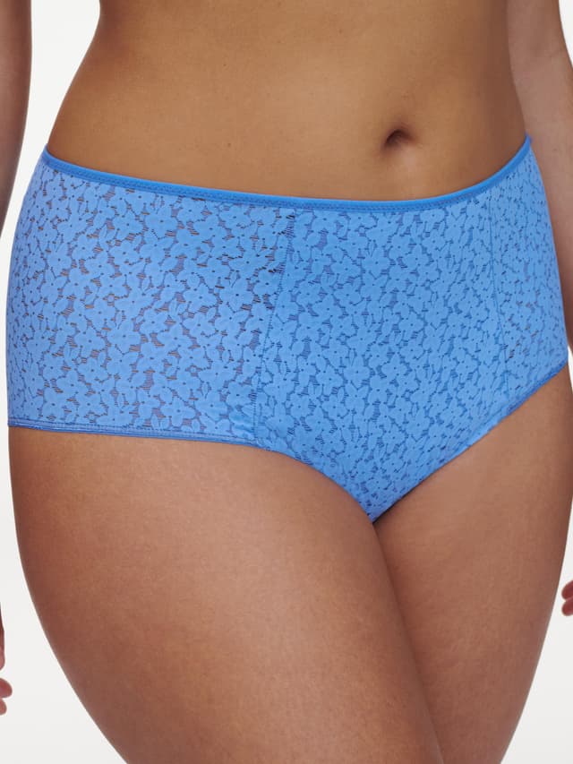 Chantelle Culotte Taille Haute - Bleu Antoinette - Norah