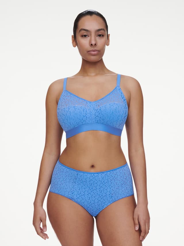 Chantelle Culotte Taille Haute - Bleu Antoinette - Norah