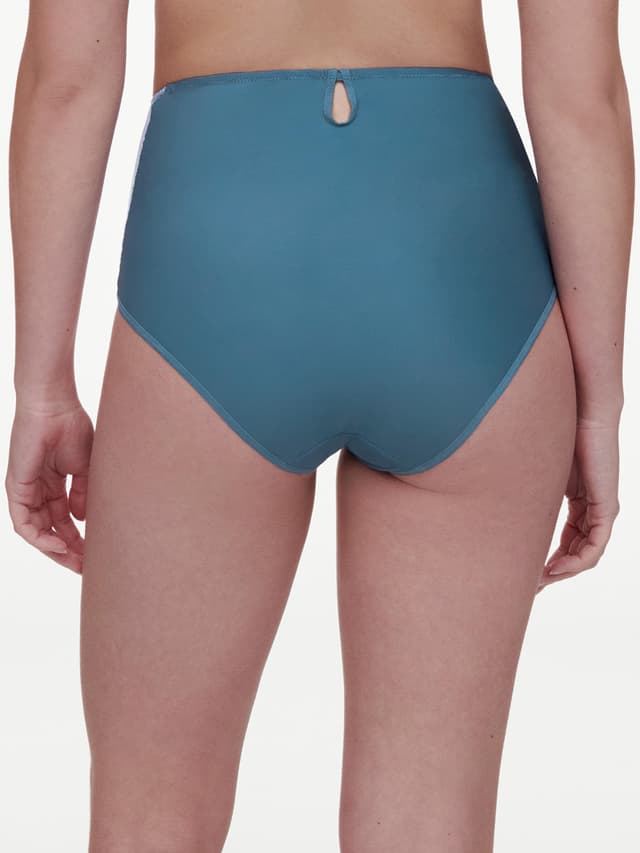 Chantelle Culotte Taille Haute - Bleu Pétrole Dégradé - Crush