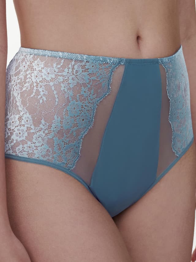 Chantelle Culotte Taille Haute - Bleu Pétrole Dégradé - Crush