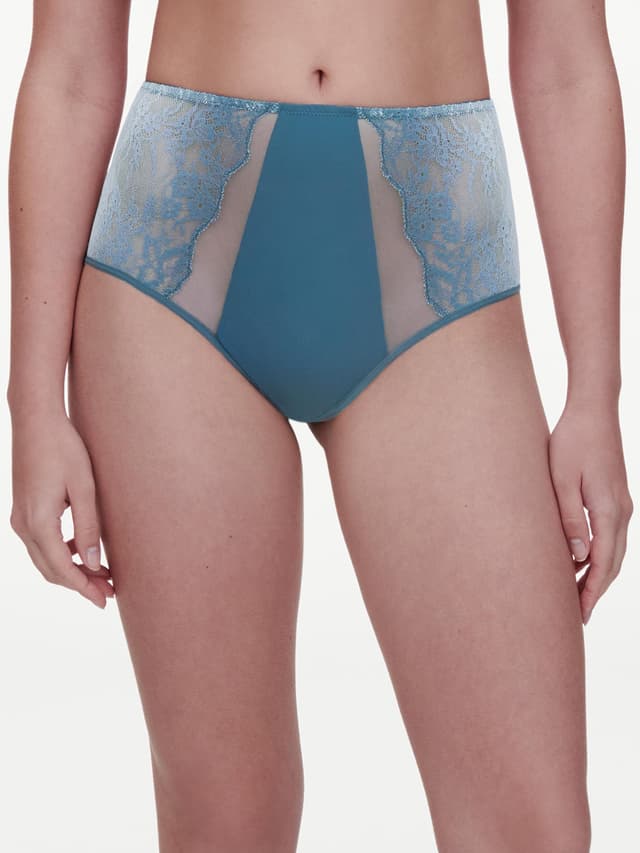 chantelle Culotte taille haute - Bleu pétrole dégradé - Crush