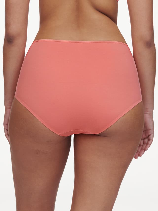 Chantelle Culotte Taille Haute - Corail - Graphic Support