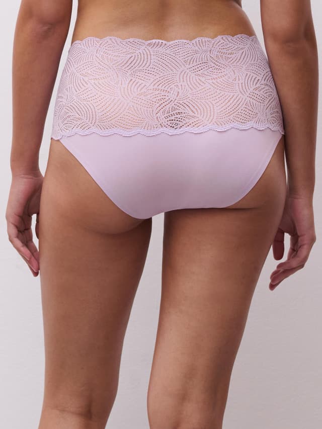 Chantelle Culotte Taille Haute Dentelle - Lavandin - SoftStretch