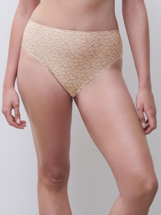 chantelle Culotte taille haute échancrée - Norah Nude Print - SoftStretch