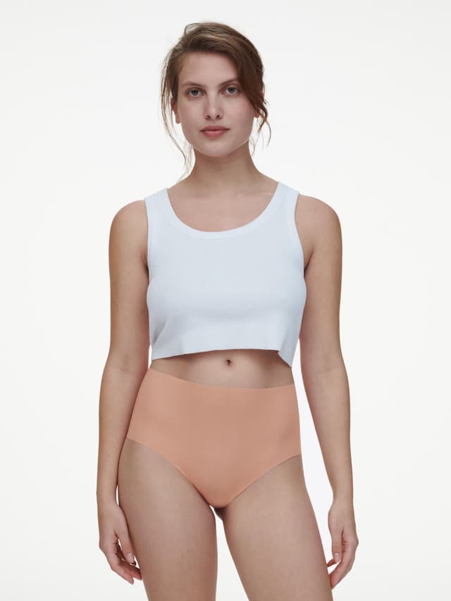 Chantelle Culotte Taille Haute - Fond De Teint - Pulpies