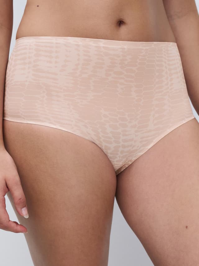 Chantelle Culotte Taille Haute - Imprimé Serpent Clair - SoftStretch