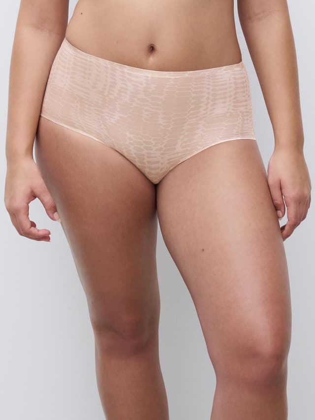 chantelle Culotte taille haute - Imprimé serpent clair - SoftStretch
