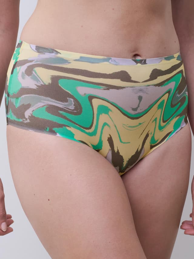 Chantelle Culotte Taille Haute - Imprimé Vagues - SoftStretch