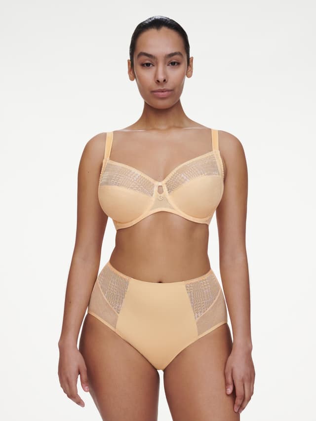 Chantelle Culotte Taille Haute - Jaune Tournesol - Intrigue