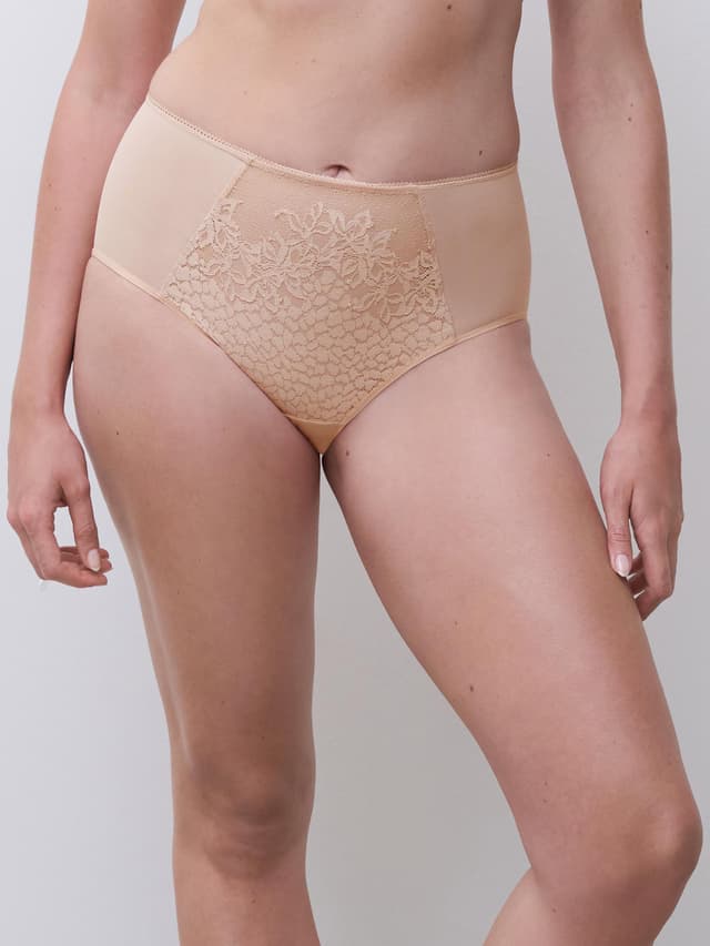 chantelle Culotte taille haute maintien - Beige doré - Maris