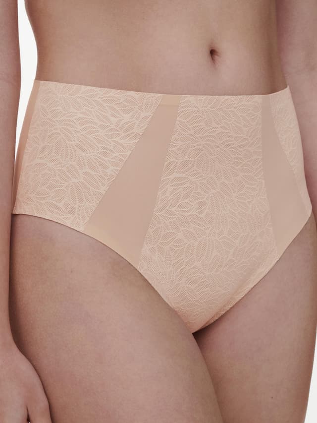 Chantelle Culotte Taille Haute Maintien - Beige Doré - Pure Lace