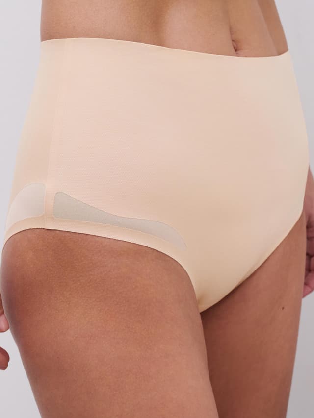 Chantelle Culotte Taille Haute Maintien - Beige Doré - Pure Light