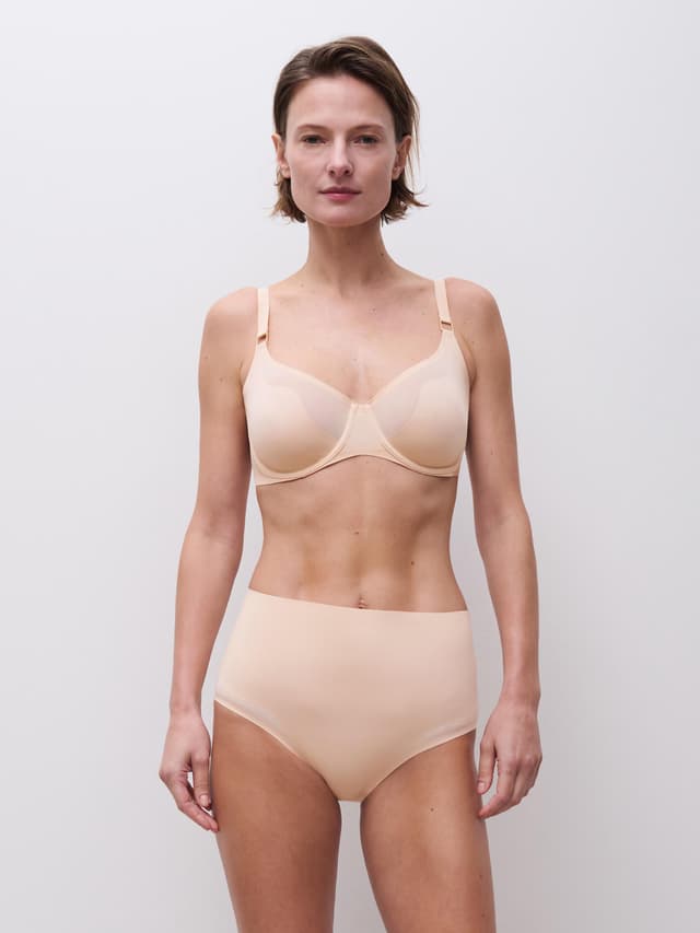 Chantelle Culotte Taille Haute Maintien - Beige Doré - Pure Light