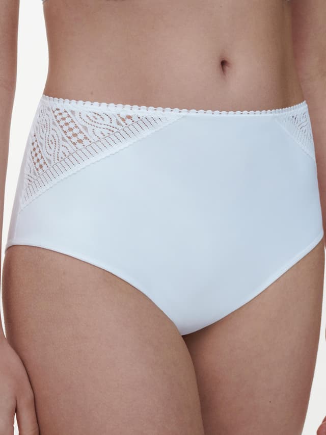 Chantelle Culotte Taille Haute Maintien - Blanc - Easy Support