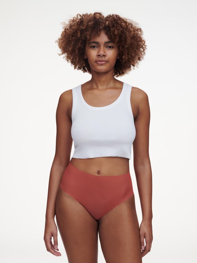 Chantelle Culotte Taille Haute - Marron Ambre - Pulpies