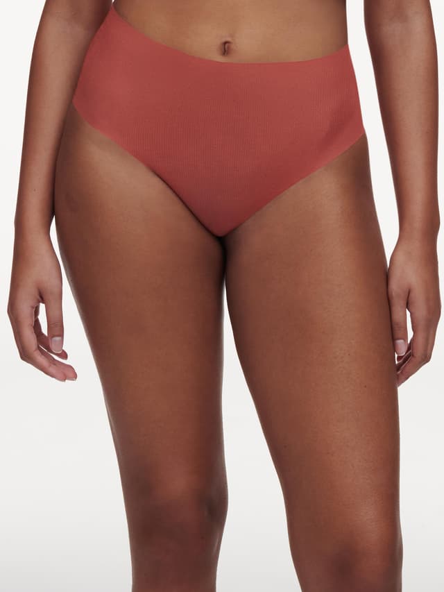 chantelle Culotte taille haute - Marron ambre - Pulpies
