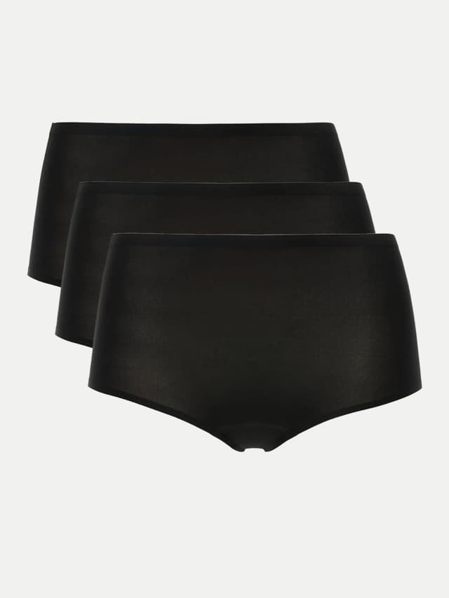 chantelle Culotte taille haute (pack de 3) - Noir - SoftStretch