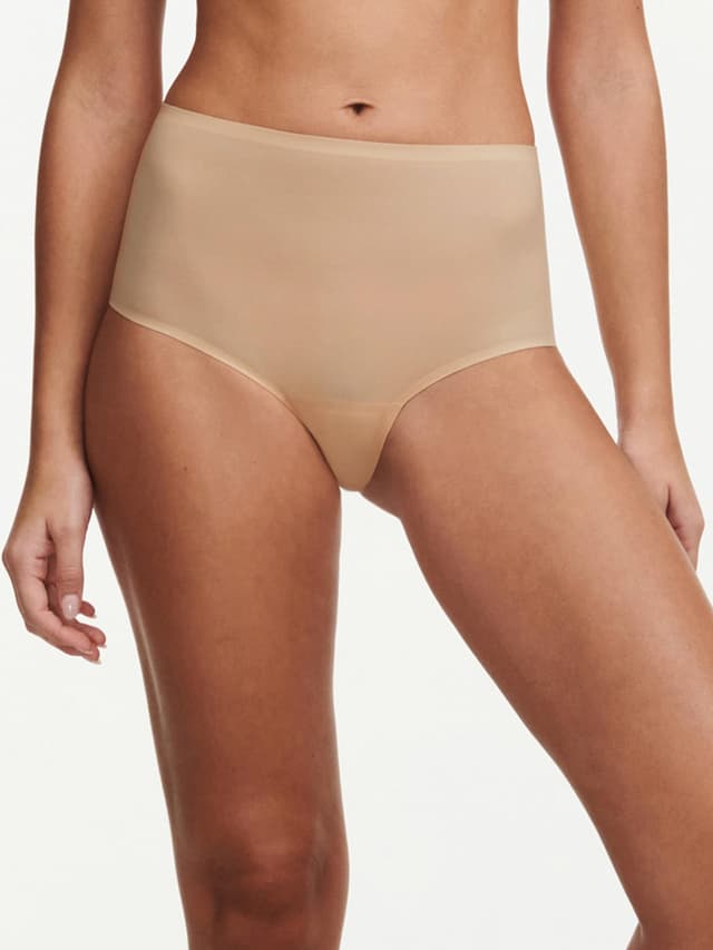 Chantelle Culotte Taille Haute (pack De 3) - Nude - SoftStretch