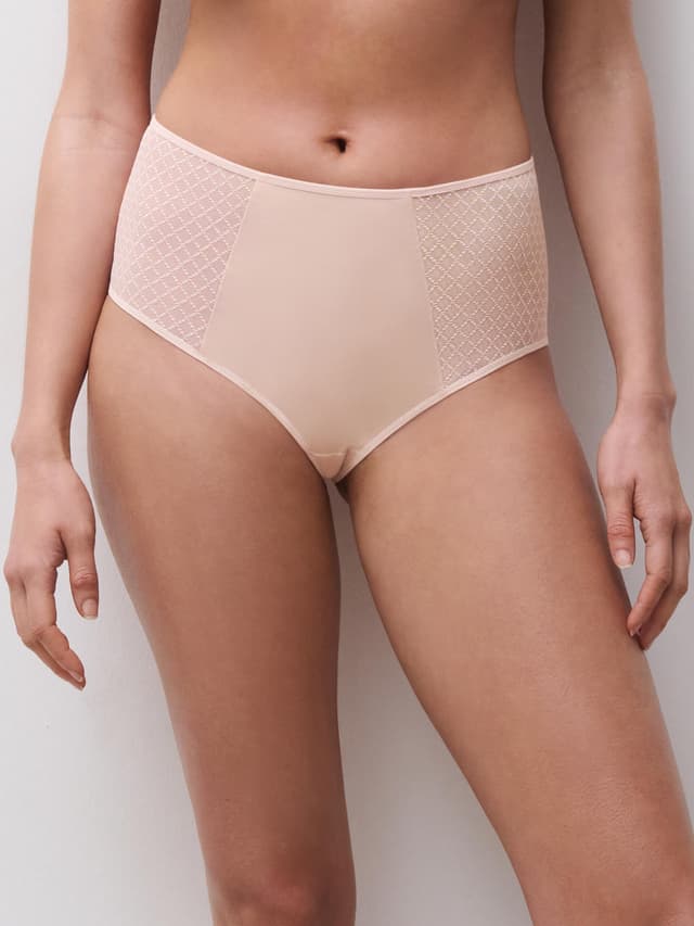 chantelle Culotte taille haute - Rose dragée - Norah Chic
