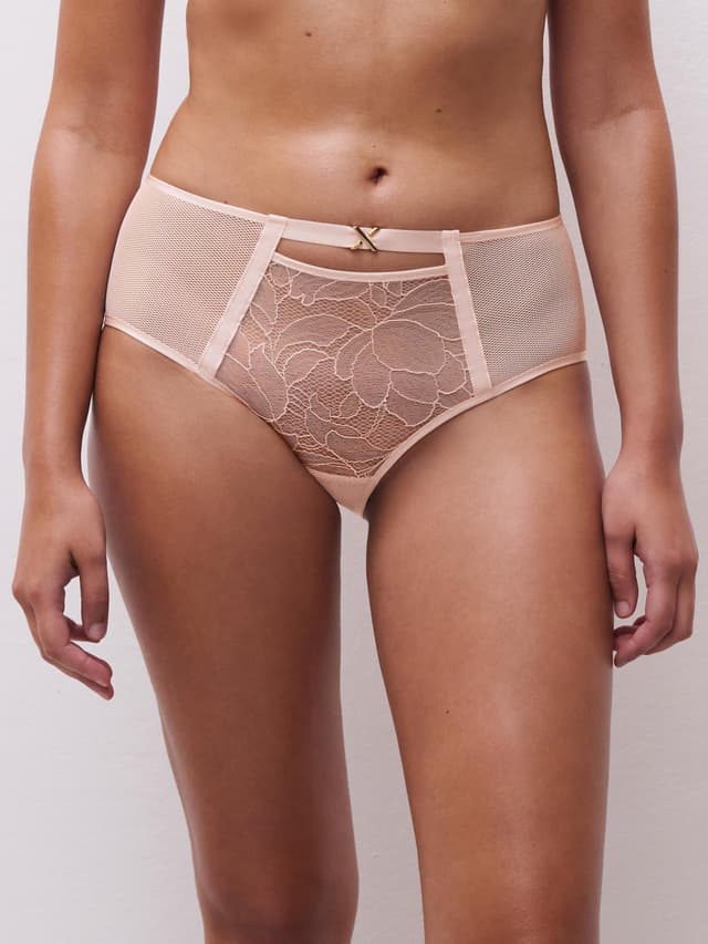 chantelle Culotte taille haute - Rose taffetas - Xquisite
