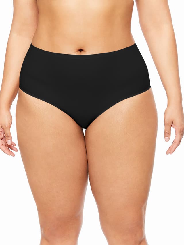 chantelle Culotte taille haute +size - Noir - SoftStretch