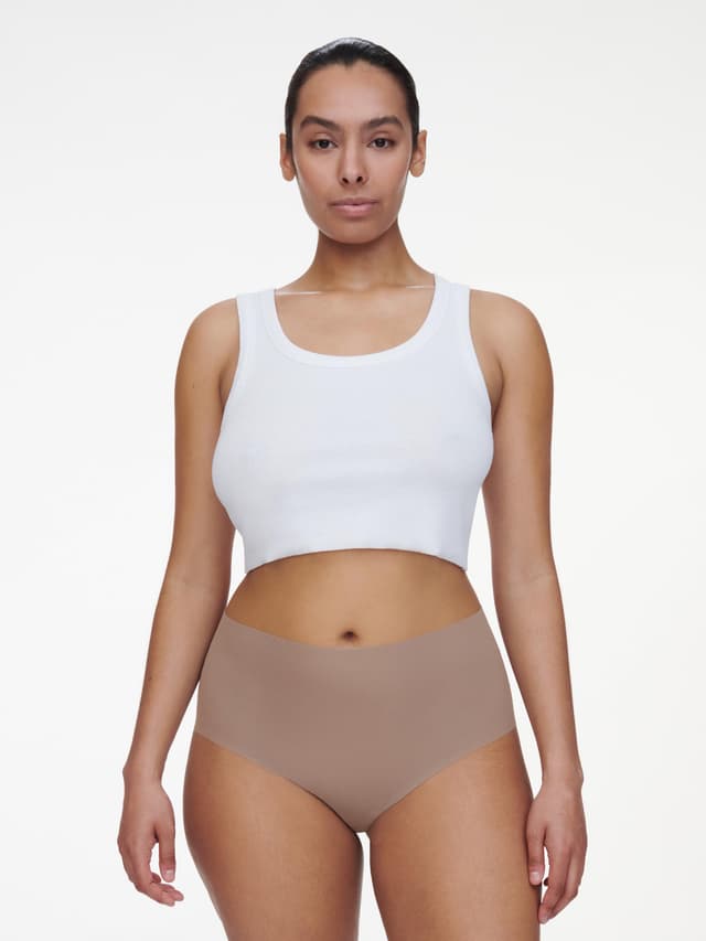 Chantelle Culotte Taille Haute - Terre Ombre Sauvage - Pulpies