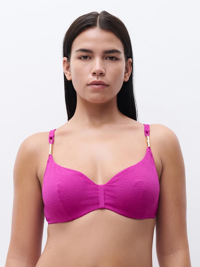 chantelle Haut de maillot de bain armatures emboîtant - Fuchsia tyrien - Hera