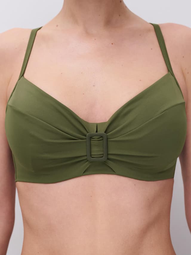 Chantelle Haut De Maillot De Bain Armatures Emboîtant - Kaki - Rivero