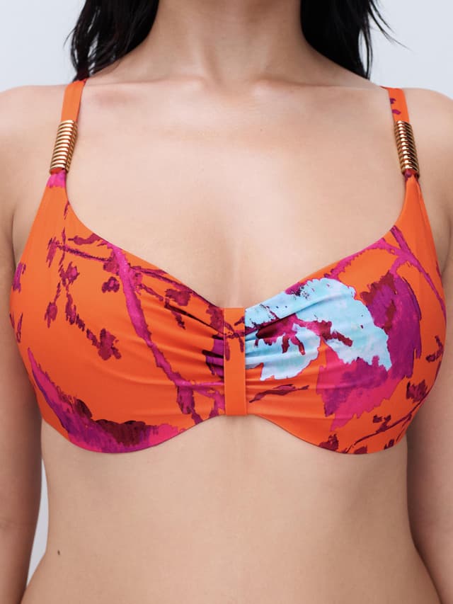 Chantelle Haut De Maillot De Bain Armatures Emboîtant - Painted Flowers - Icon