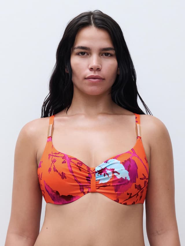 chantelle Haut de maillot de bain armatures emboîtant - Painted flowers - Icon