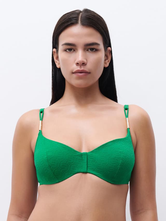 chantelle Haut de maillot de bain armatures emboîtant - Vert emeraude - Hera