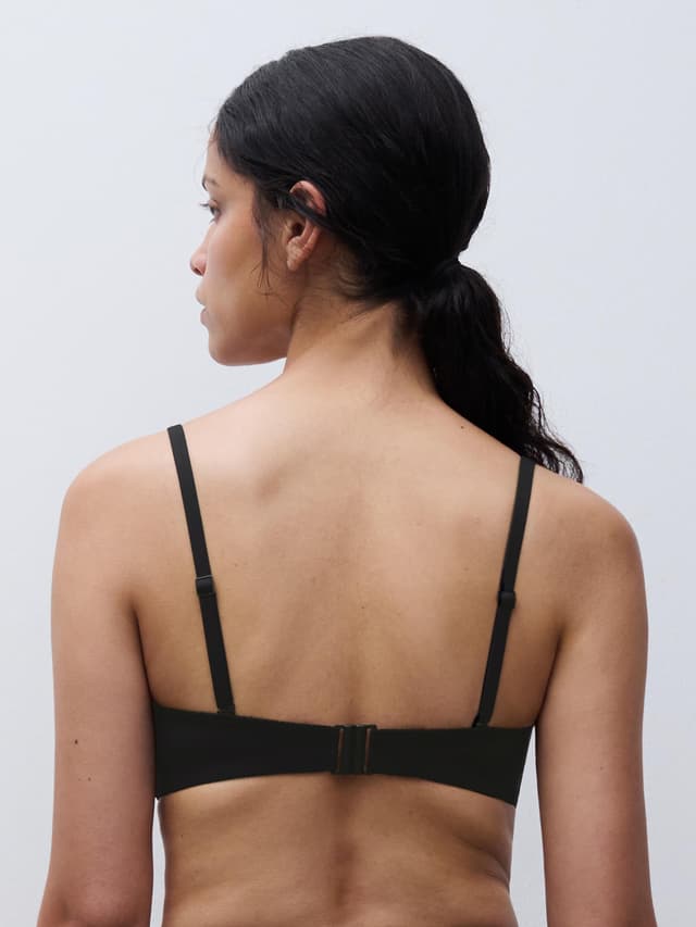 Chantelle Haut De Maillot De Bain Bandeau Coques Bretelles Amovibles - Noir - Icon