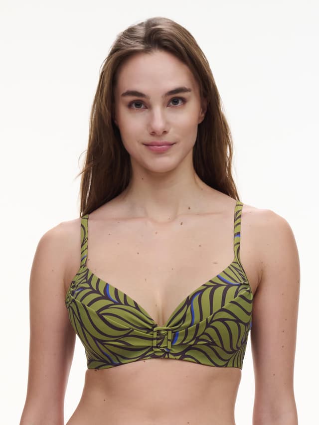chantelle Haut de maillot de bain coques - Imprimé feuilles - Rivero