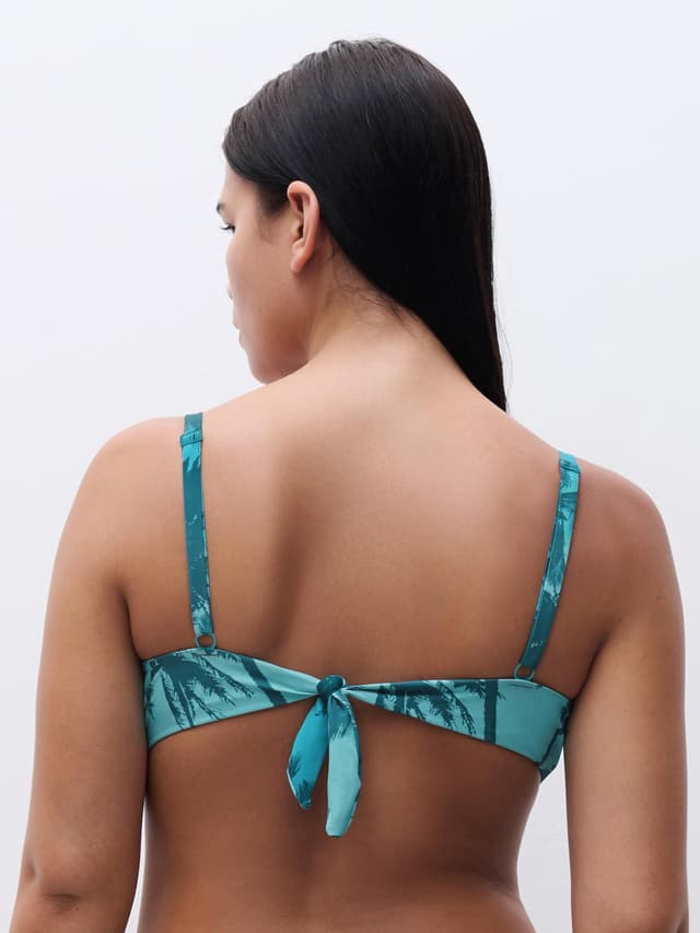 Chantelle Haut De Maillot De Bain Corbeille - Imprimé Palmier Malibu - Easy Pop