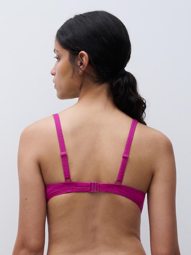 Chantelle Haut De Maillot De Bain Corbeille Mémoire De Forme - Fuchsia Tyrien - Hera